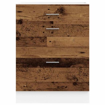 Кухненски шкаф "Lyon" Старо дърво Инженерно дърво