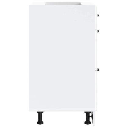 Кухненски шкаф Lucca Бяла инженерна дървесина