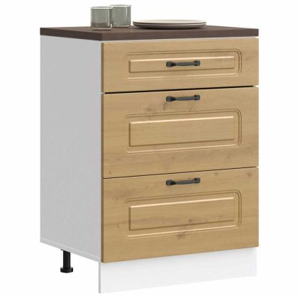 Кухненски шкаф, "Kalmar", дъб артизан, инженерно дърво