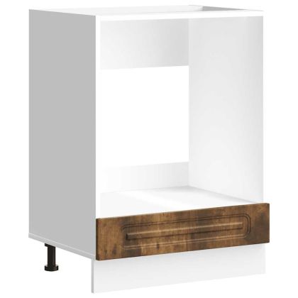 Шкаф за фурна, Kalmar, опушен дъб, инженерно дърво