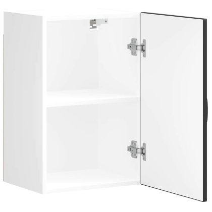 Кухненски стенен шкаф, Kalmar, черен, инженерно дърво