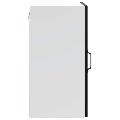 Кухненски стенен шкаф, Kalmar, черен, инженерно дърво