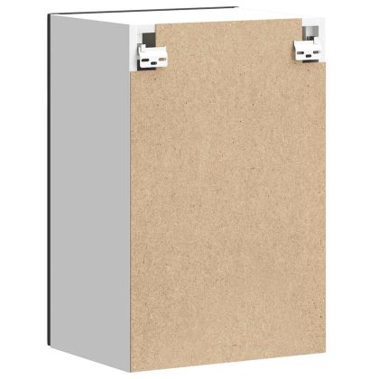 Кухненски стенен шкаф, Kalmar, черен, инженерно дърво