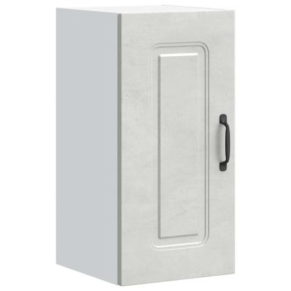 Кухненски стенен шкаф, Kalmar, бетонно сив, инженерно дърво