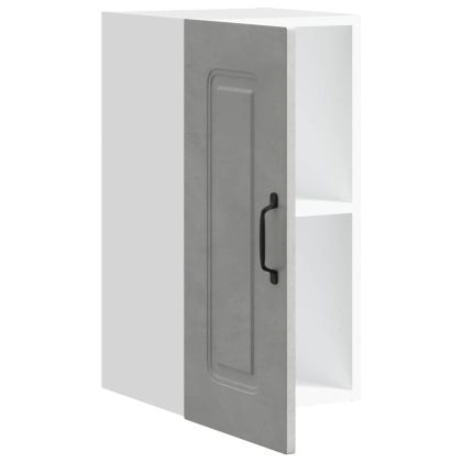 Кухненски стенен шкаф, Kalmar, бетонно сив, инженерно дърво