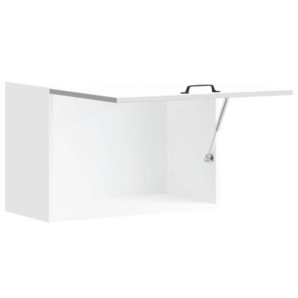 Кухненски стенен шкаф, Kalmar, бял, инженерно дърво