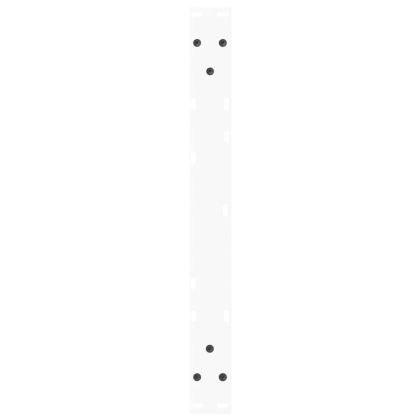 Крака за масичка за кафе, V-образни, 2 бр., бели, 70 x (42-43,3) см, стомана