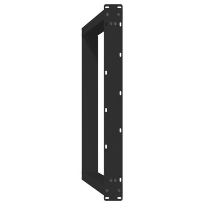 Крака за трапезна маса, U-образни, 2 бр., черни, 100 x (72-73) см, стомана