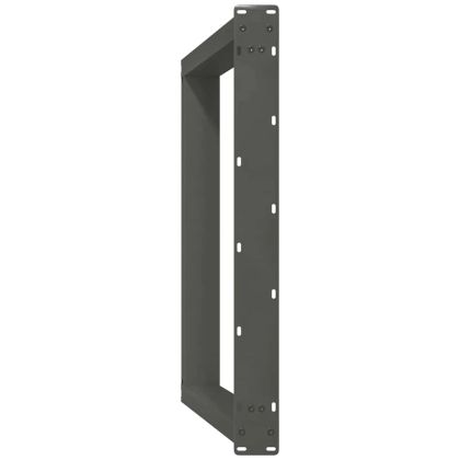 Крака за трапезна маса, U-образни, 2 бр., антрацит, 70x(72-73) см, стомана