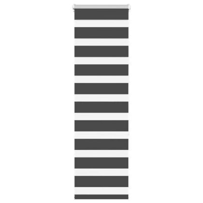 Зеброва щора черна 45x150 см Ширина на плата 40,9 см Полиестер