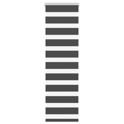 Зеброва щора черна 40x100 см ширина на плата 35,9 см полиестер