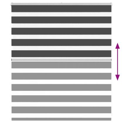 Зеброва щора 120x100 см ширина на плата 115,9 см полиестер