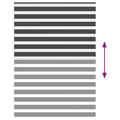 Зеброва щора 155x200 см Ширина на плата 150,9 см полиестер