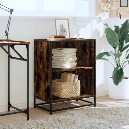 Шкаф за книги Пушен дъб 60x35x76 cm Инженерна дървесина