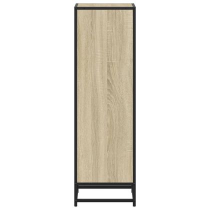 Библиотека, дъб сонома, 33,5x33x107,5 см, инженерно дърво