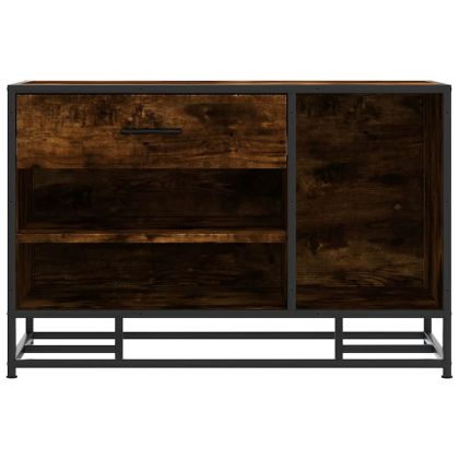 Пейка за обувки опушен дъб Инженерна дървесина и метал