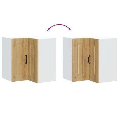 Кухненски стенен ъглов шкаф Kalmar дъб артизан, инженерно дърво