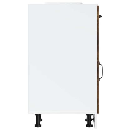 Кухненски шкаф Lucca, опушен дъб, инженерно дърво