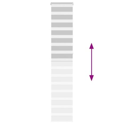 Зеброва щора 45x230 см Ширина на плата 40,9 см Полиестер