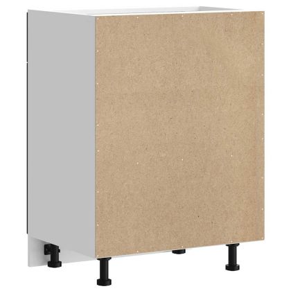 Кухненски шкаф Lucca Черно инженерно дърво