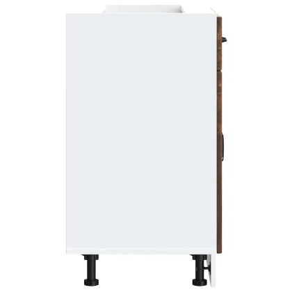 Кухненски шкаф Lucca, опушен дъб, инженерно дърво