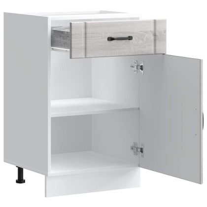 Кухненски шкаф Lucca, сив сонома, инженерна дървесина