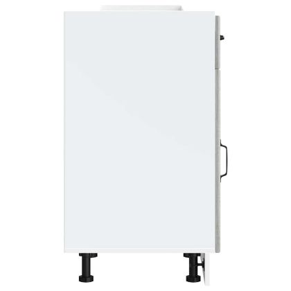 Кухненски шкаф Lucca, сив сонома, инженерна дървесина