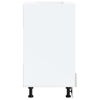 Шкаф за фурна, Lucca, бетонно сив, инженерно дърво