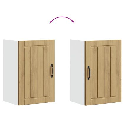 Кухненски стенен шкаф Lucca, дъб артизан, инженерно дърво