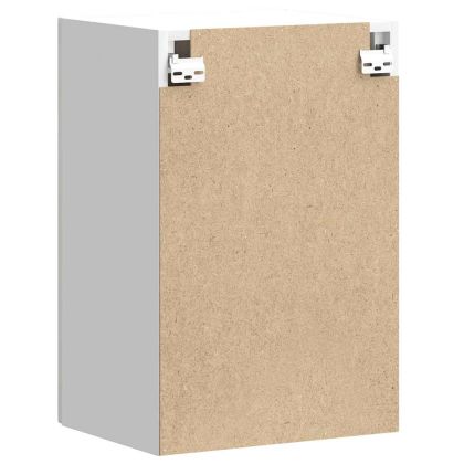 Кухненски стенен шкаф Lucca, бял гланц, инженерно дърво