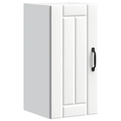 Кухненски стенен шкаф Lucca, бял, инженерно дърво