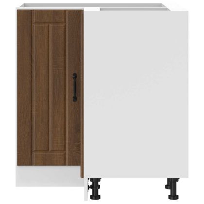 Кухненски ъглов шкаф Lucca, кафяв дъб, инженерно дърво