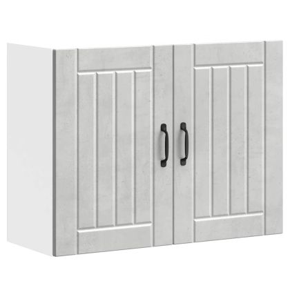 Кухненски стенен шкаф Lucca, бетонно сив, инженерно дърво