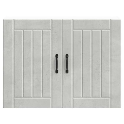 Кухненски стенен шкаф Lucca, бетонно сив, инженерно дърво