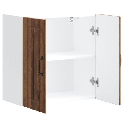 Кухненски стенен шкаф Lucca, старо дърво, инженерно дърво