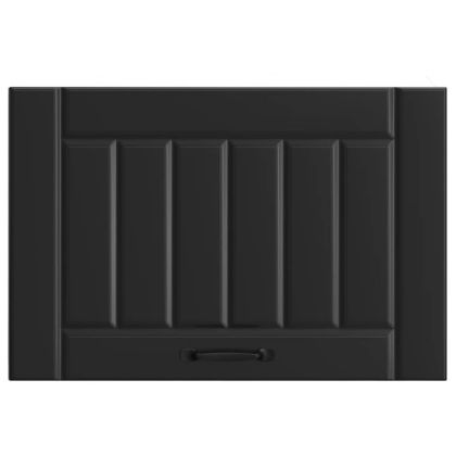 Кухненски стенен шкаф Lucca, черен, инженерно дърво