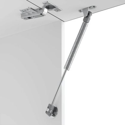 Кухненски стенен шкаф Lucca, черен, инженерно дърво