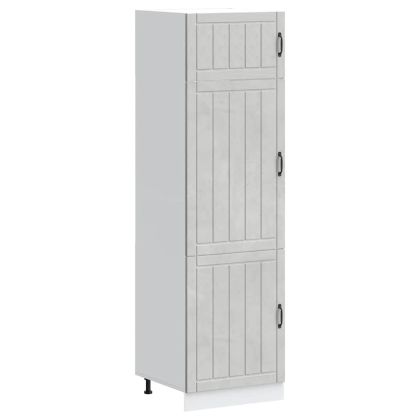 Кухненски шкаф Lucca, бетонно сив, инженерно дърво