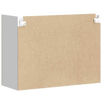 Кухненски стенен шкаф със стъклена врата "Lucca" дъб сонома, инженерно дърво