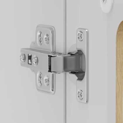 Кухненски стенен шкаф със стъклена врата "Lucca" дъб сонома, инженерно дърво