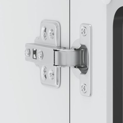 Кухненски стенен шкаф със стъклена врата Lucca черен