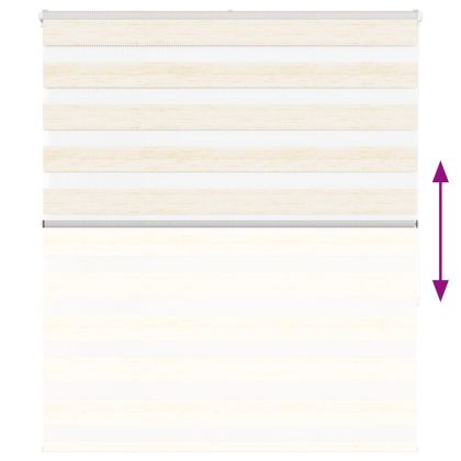 Зеброва щора 135x150 см Ширина на плата 130,9 см полиестер