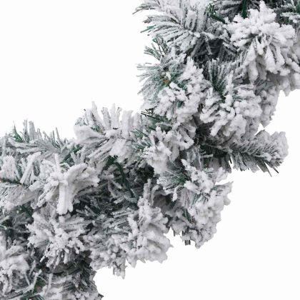 Коледна гирлянда с LED светлини, зелена, 5 м, PVC