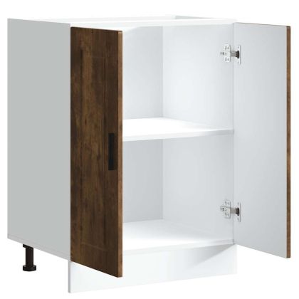 Кухненски шкаф Porto, опушен дъб, инженерно дърво