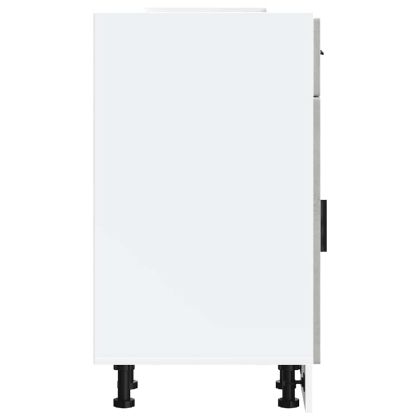 Кухненски шкаф Porto, бетонно сив, инженерно дърво