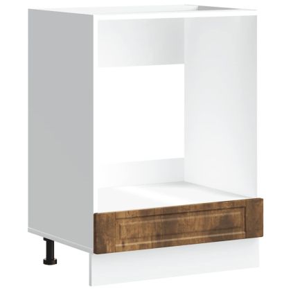 Шкаф за фурна, Porto, опушен дъб, инженерно дърво