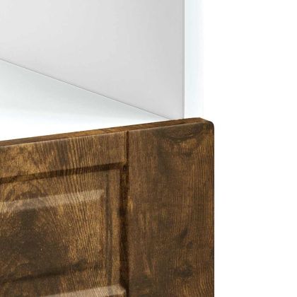 Шкаф за фурна, Porto, опушен дъб, инженерно дърво