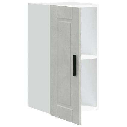 Кухненски стенен шкаф Porto, бетонно сив, инженерно дърво