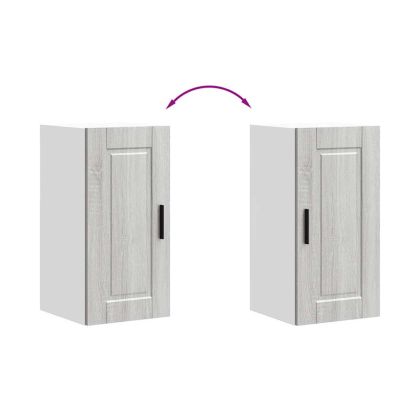 Кухненски стенен шкаф Porto, сив сонома, инженерно дърво