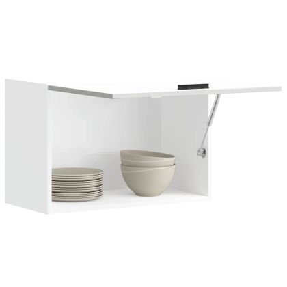 Кухненски стенен шкаф Porto, бял, инженерно дърво